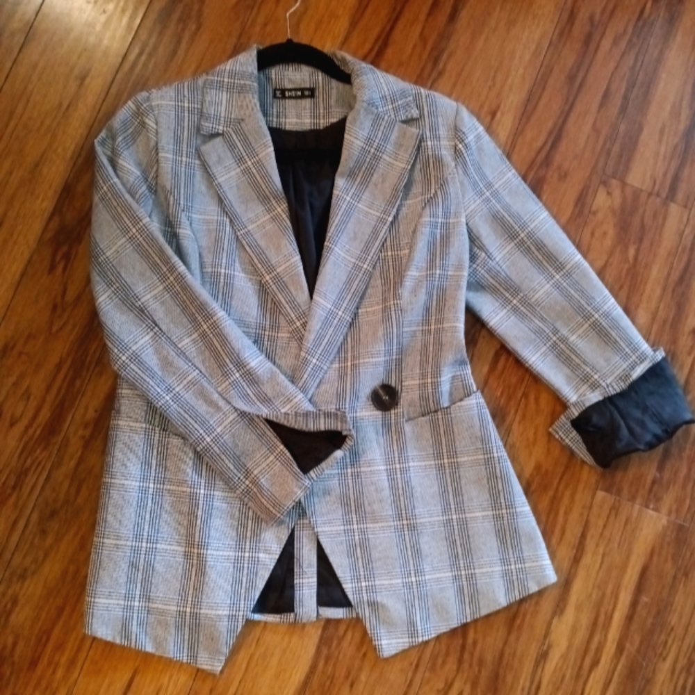 Plaid blazer